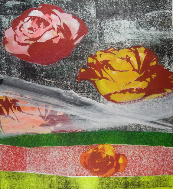 Bed of Roses II 54x50 2010